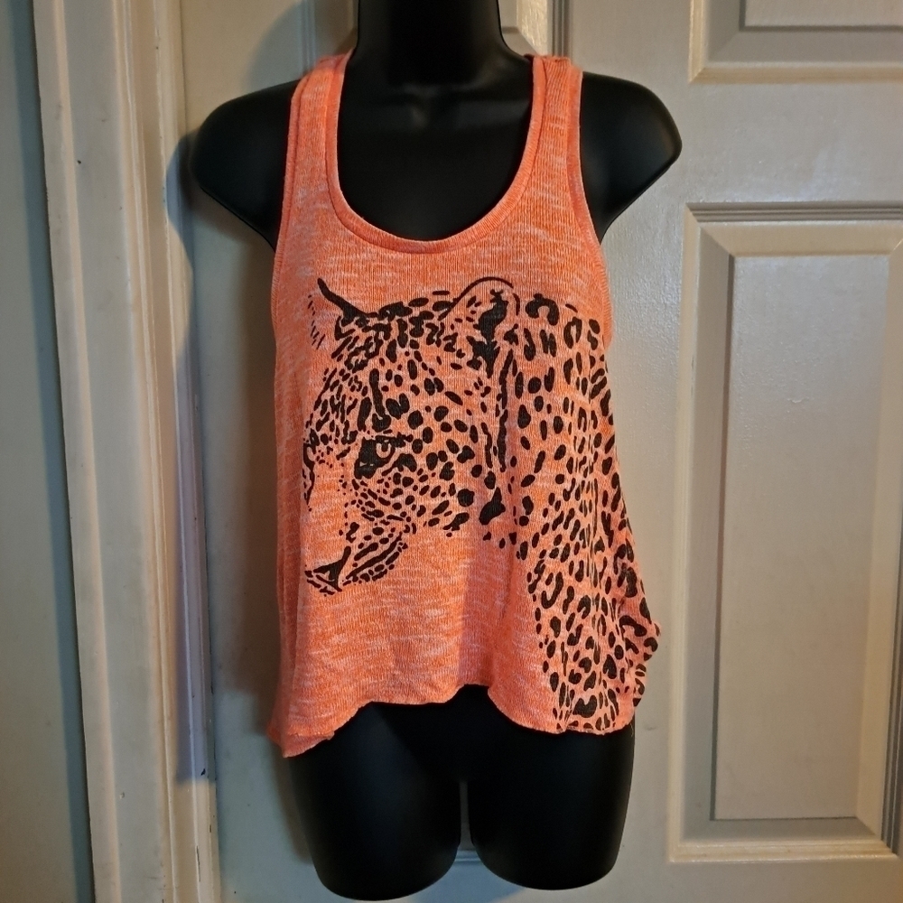 Stranded graphic animal print tank top A-55 5/$25